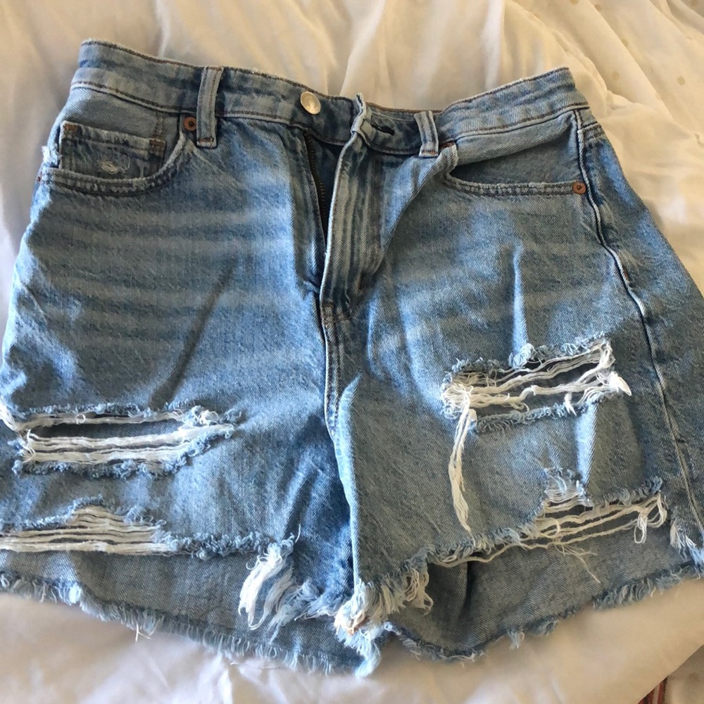 NWOT AE Baggy Mom Jean Shorts